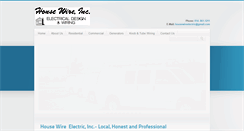 Desktop Screenshot of housewireelectric.com