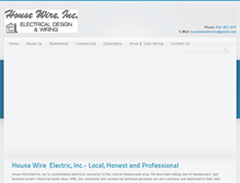 Tablet Screenshot of housewireelectric.com